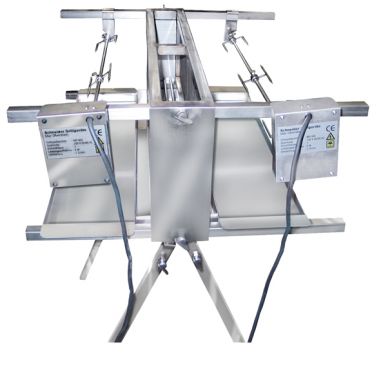 Vertikal Gesundheitsgrill 66 cm breit 2-fach