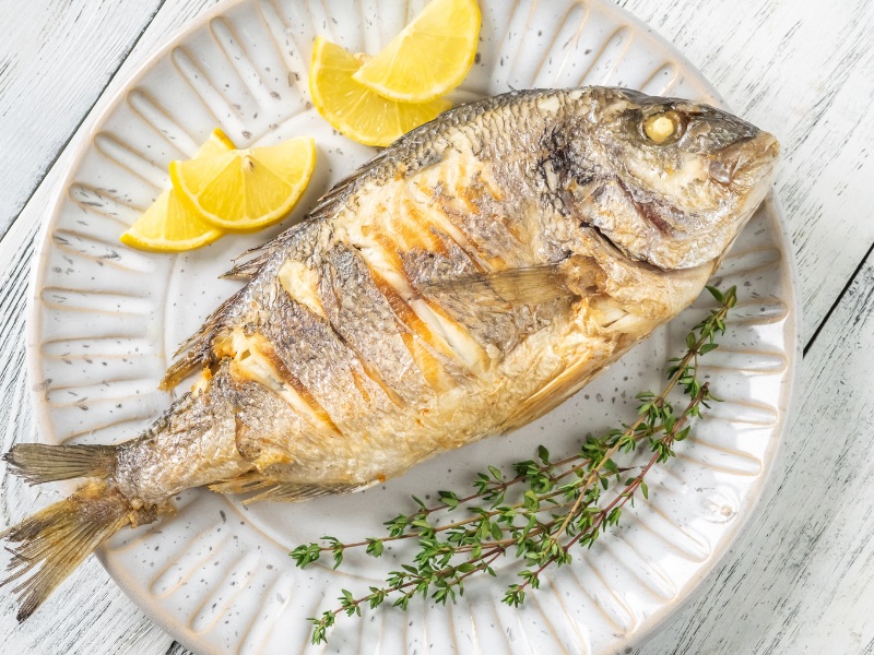 Dorade vom Grill