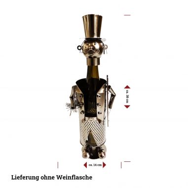 Wein-Flaschenhalter Schornsteinfeger