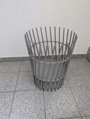 Party Feuerkorb Rundstab schräg – 2.Wahl