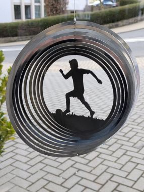 Windspiel Fußballspieler