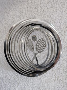 Windspiel Tennisschläger