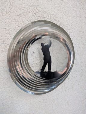 Windspiel Golfspieler