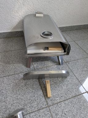 Mini Pizzaofen aus Edelstahl