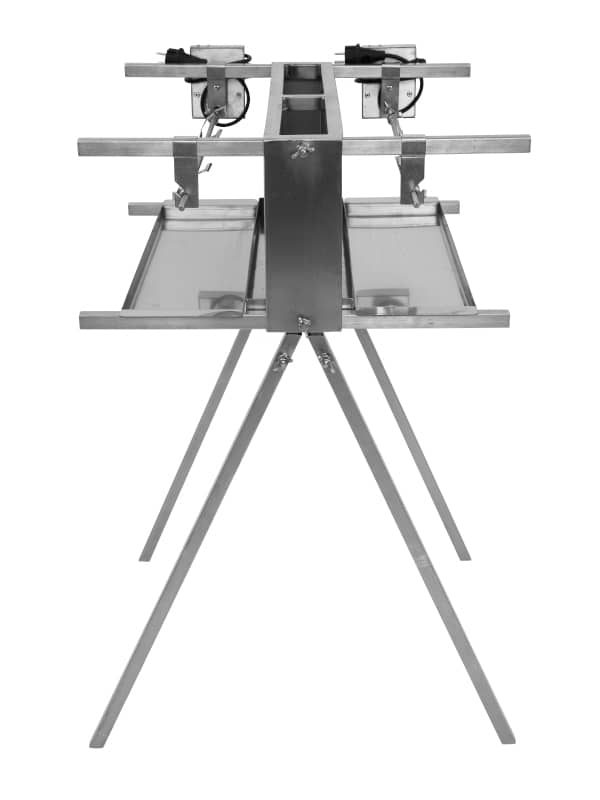 Vertikal Gesundheitsgrill 66 cm breit 2-fach