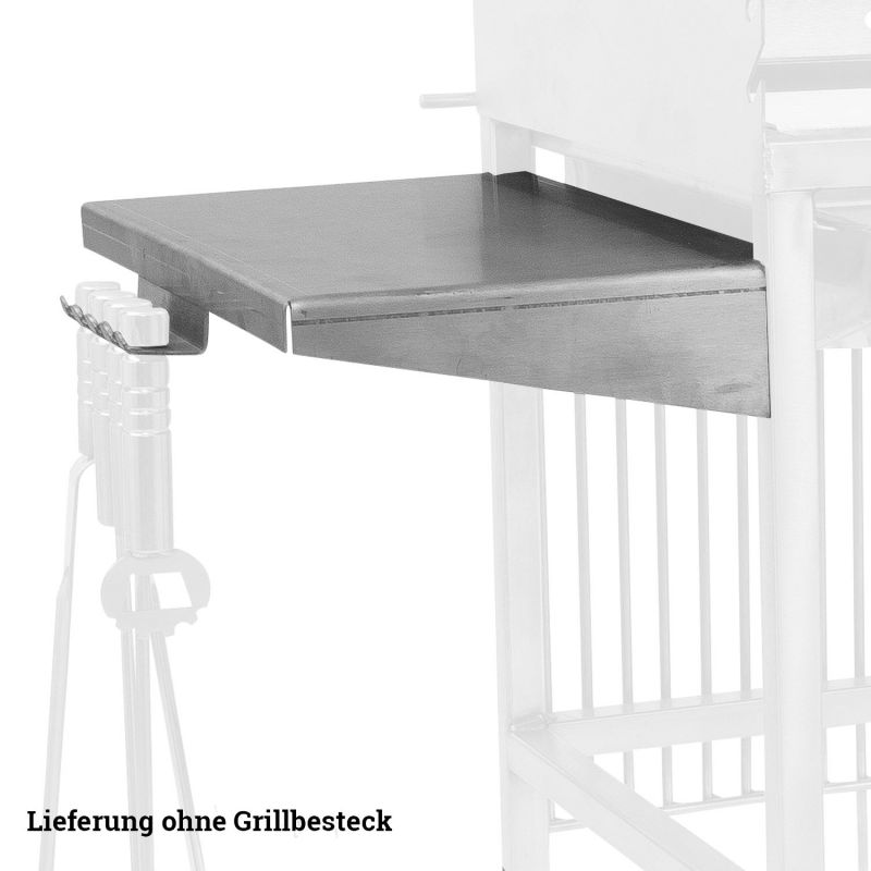 Aufsteckbare Seitenablage für Multi-Kulti-Grill