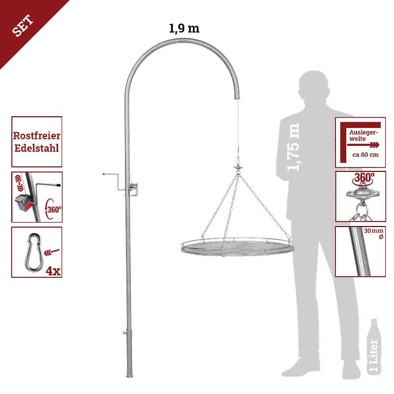 Galgengrill Rondo Komplett-Set