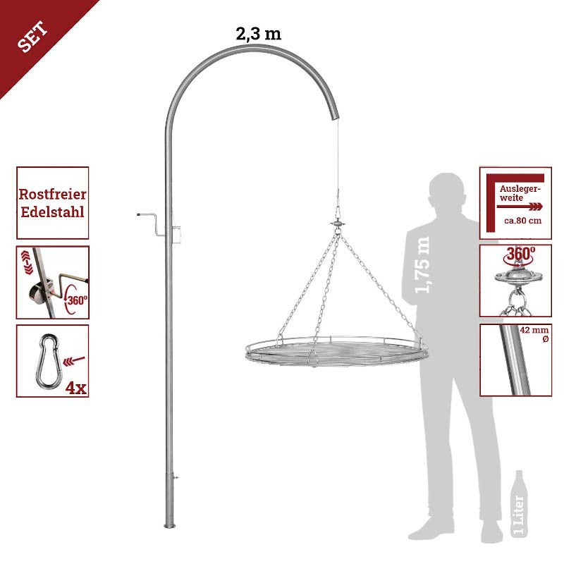 Galgengrill Rondo Komplett-Set