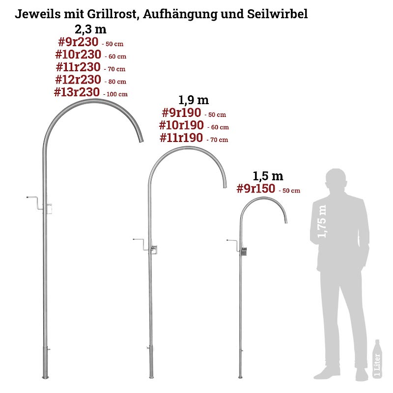 Galgengrill Rondo Komplett-Set