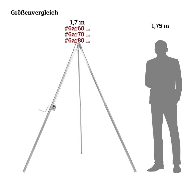 Dreibein mit Spießgrill