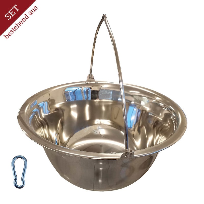 Grillgalgen C mit Kessel Edelstahl