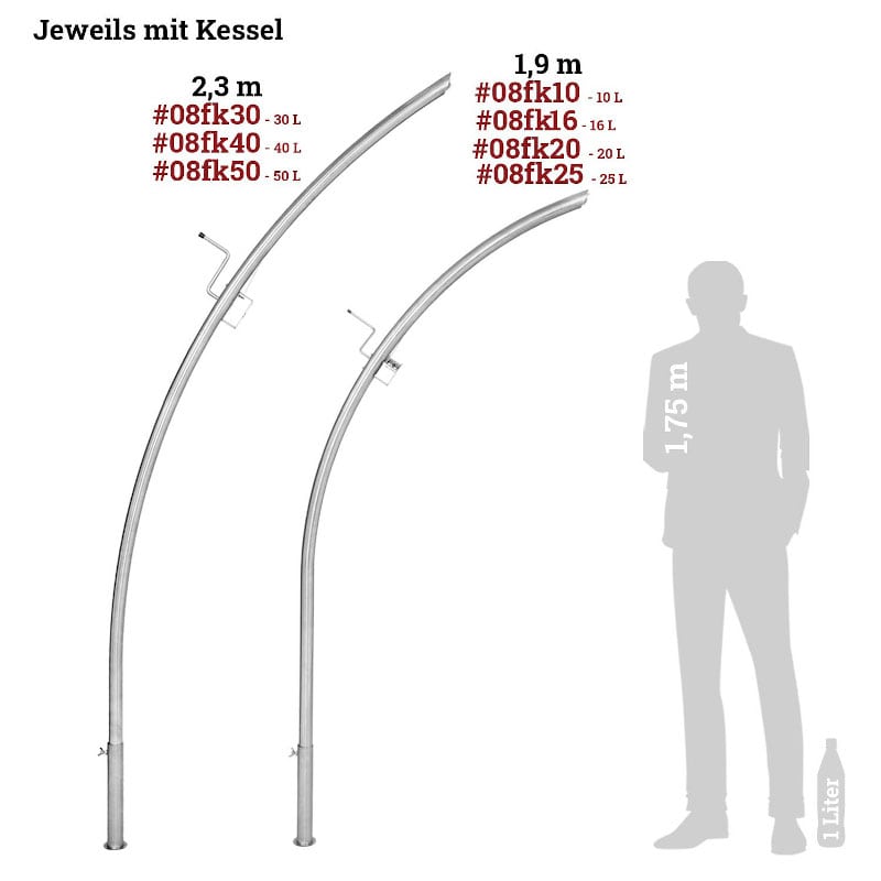 Grillgalgen C mit Kessel