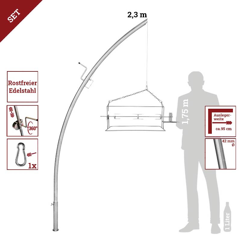 Grillgalgen C mit Spießgrill