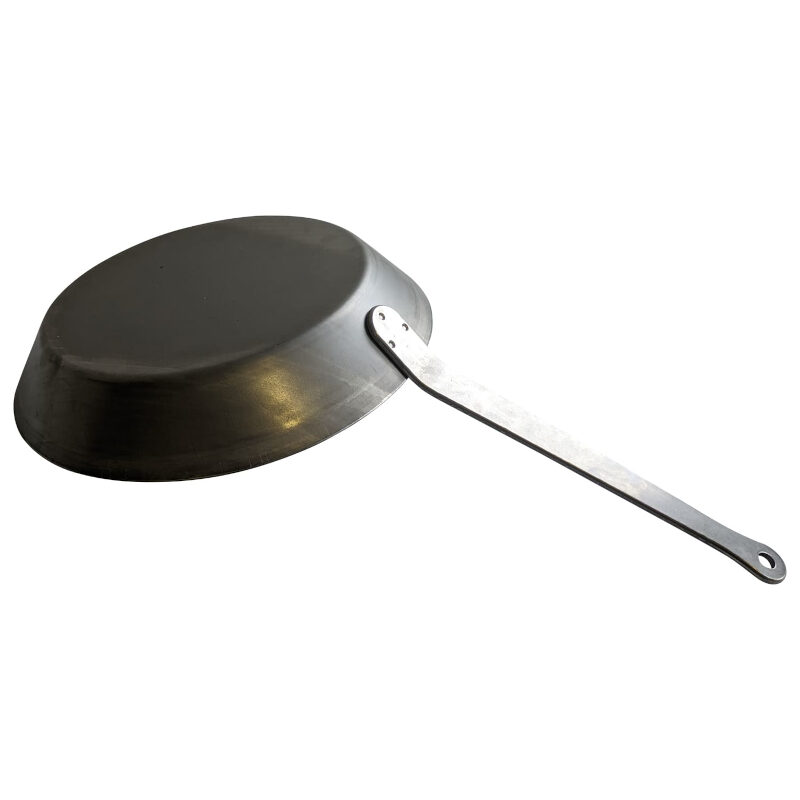 Eisenpfanne geschmiedet mit geradem Stiel