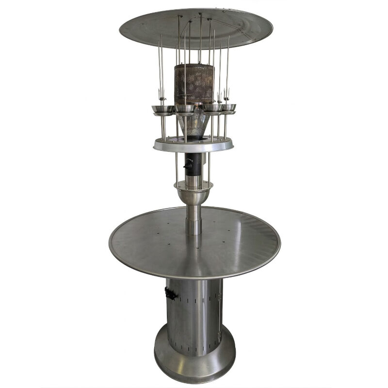 Tischplatte Edelstahl für Enders Heizpilz Commercial 14 kw