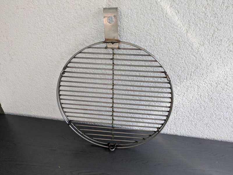 Grillrost Edelstahl 48 cm mit Halter