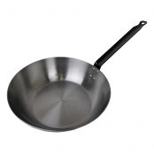 Pfanne 28 cm aus Eisen mit Stiel - 2.Wahl