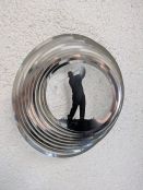 Windspiel Golfspieler