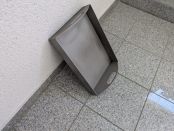 Eisenpfanne rechteckig sandgestrahlt - 2. Wahl